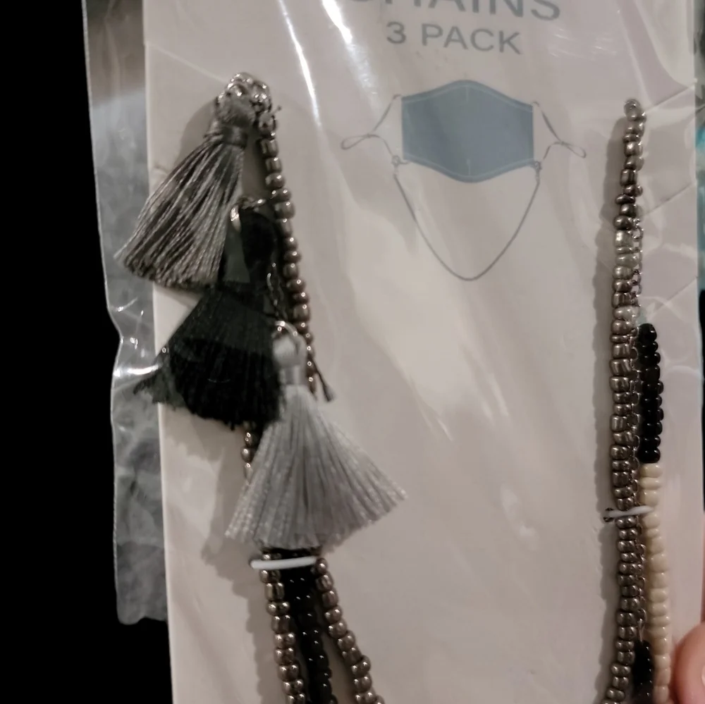 Face Mask chains. 3 to a pack New!